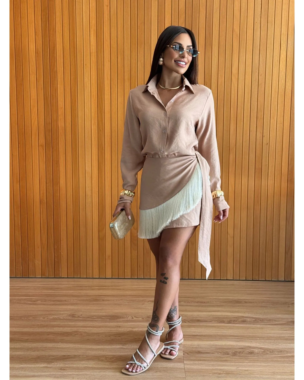 Conjunto Franjas Gabrielle